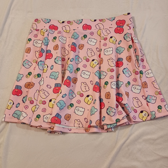 BT21 Jelly Candy Zipper Skater Style Skirt Women's Size 2X - Picture 11 of 11